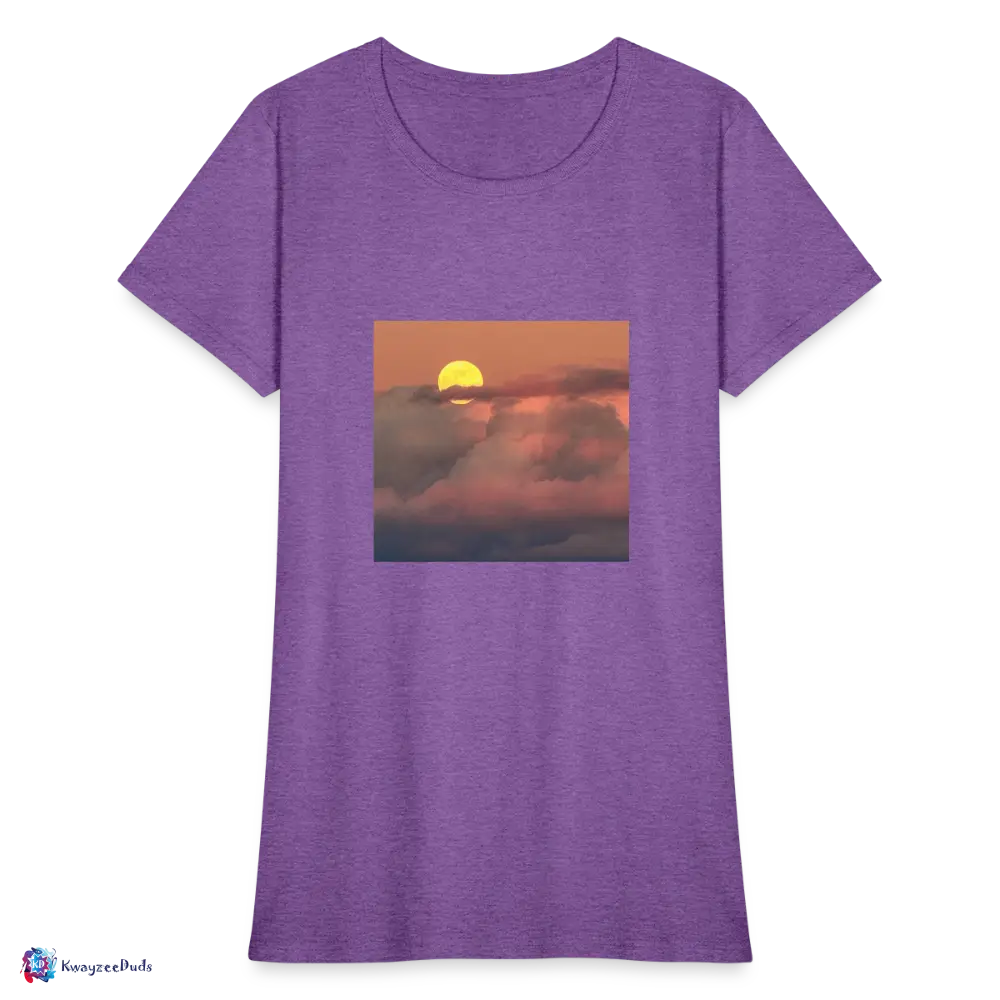 Sunset Women's T-Shirt - purple heather