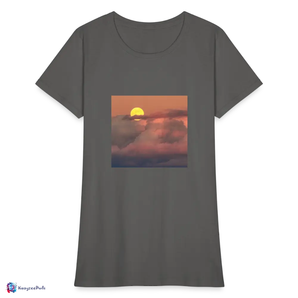 Sunset Women's T-Shirt - charcoal