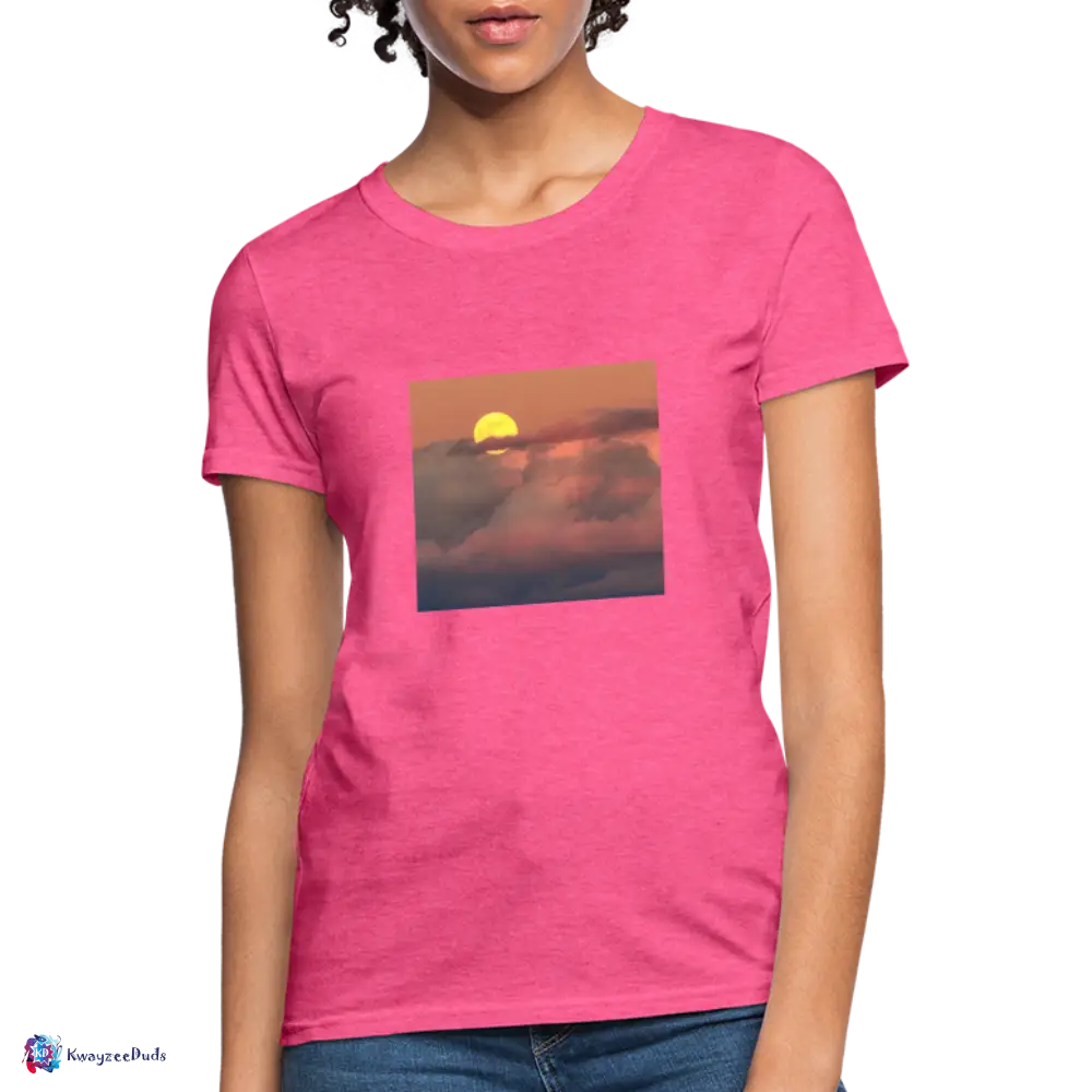 Sunset Women's T-Shirt - heather pink