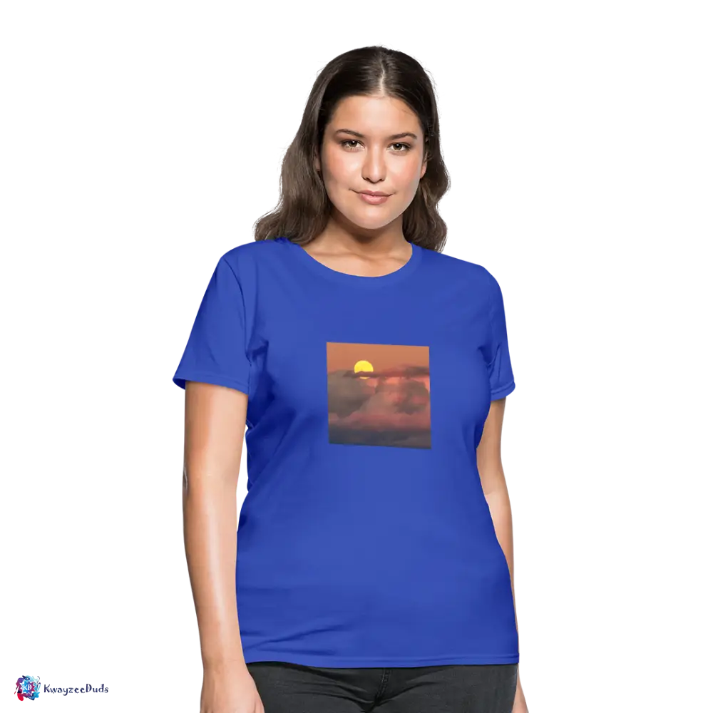 Sunset Women's T-Shirt - royal blue