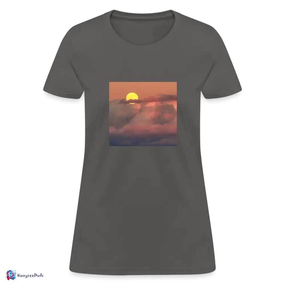 Sunset Women's T-Shirt - charcoal