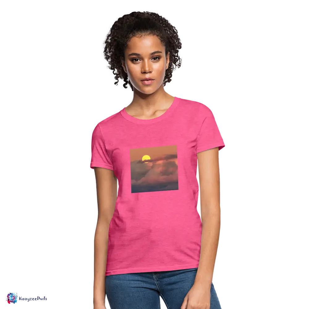 Sunset Women's T-Shirt - heather pink