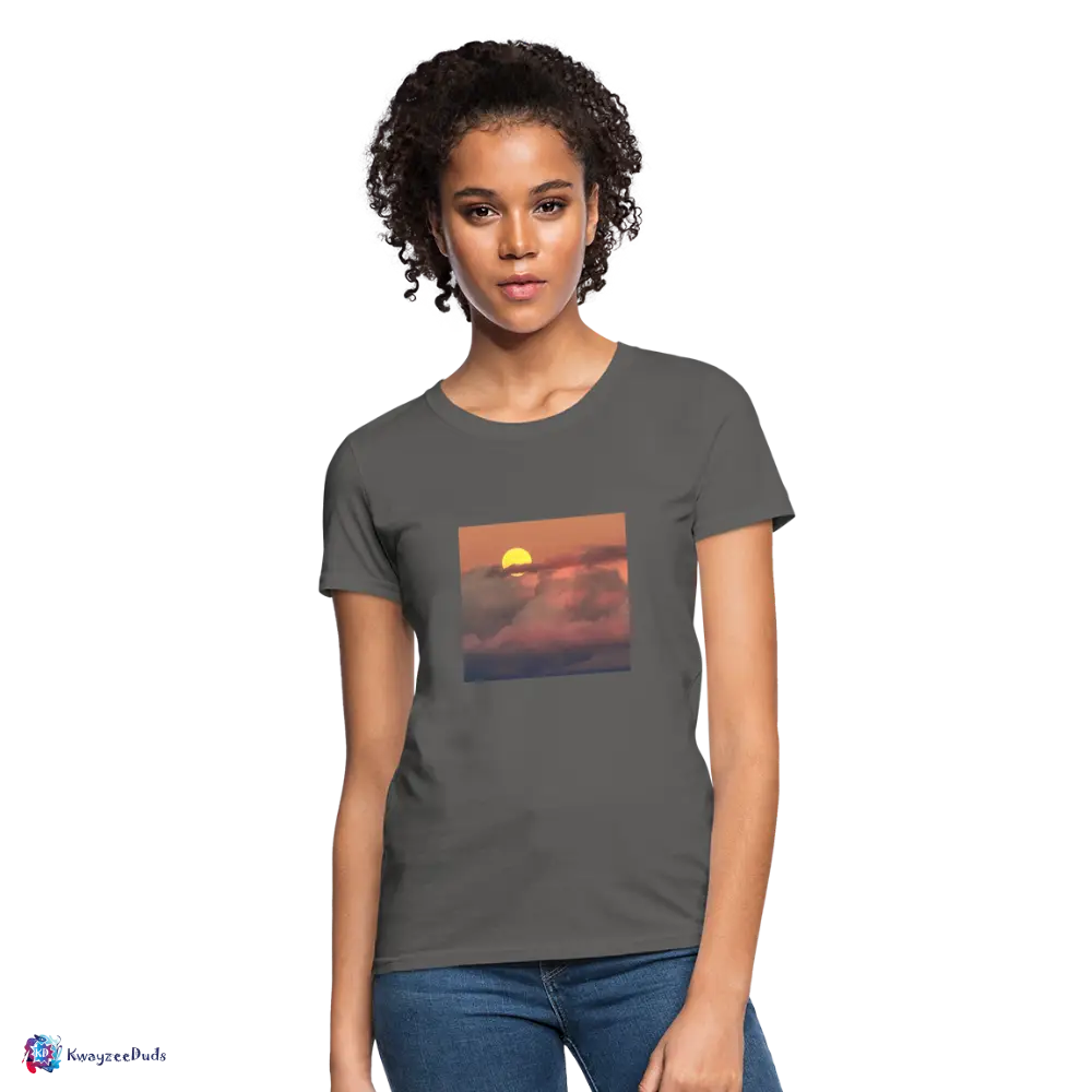 Sunset Women's T-Shirt - charcoal