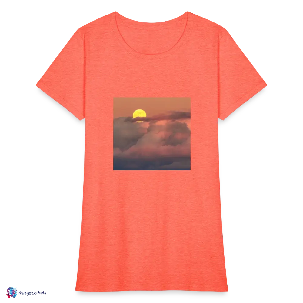 Sunset Women's T-Shirt - heather coral