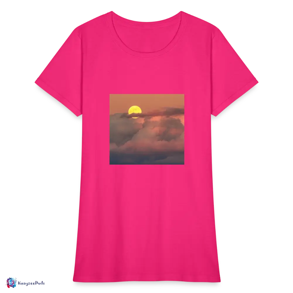 Sunset Women's T-Shirt - fuchsia