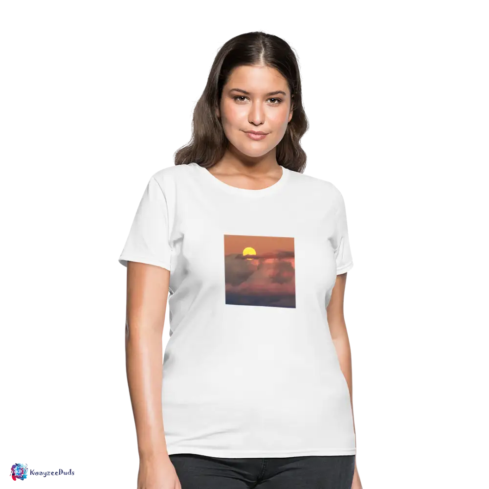 Sunset Women's T-Shirt - white