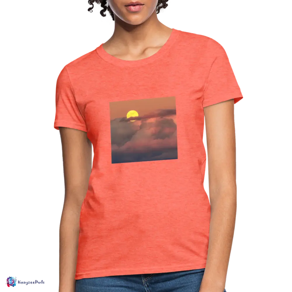 Sunset Women's T-Shirt - heather coral