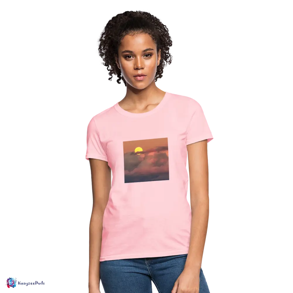 Sunset Women's T-Shirt - pink