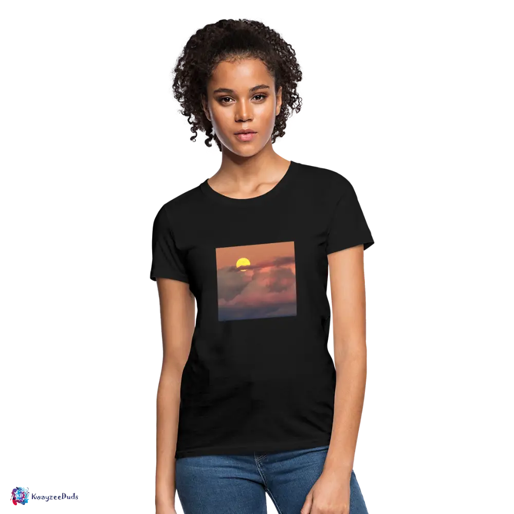 Sunset Women's T-Shirt - black