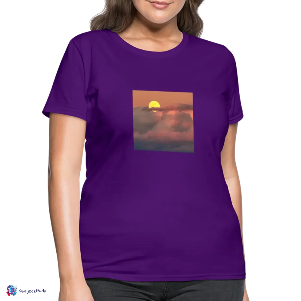 Sunset Women's T-Shirt - purple
