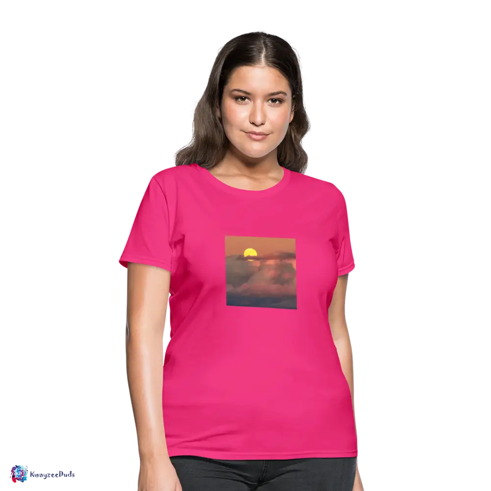 Sunset Women's T-Shirt - fuchsia
