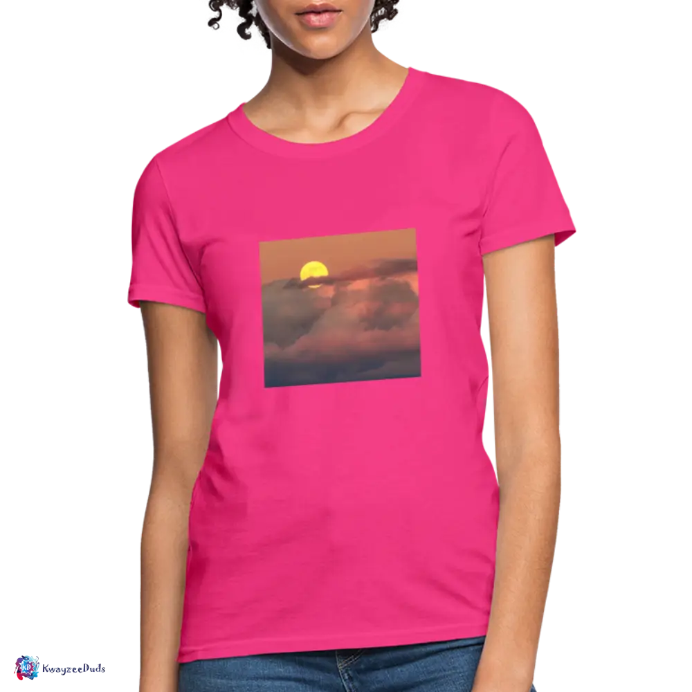 Sunset Women's T-Shirt - fuchsia