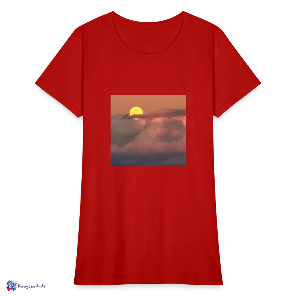 Sunset Women's T-Shirt - red