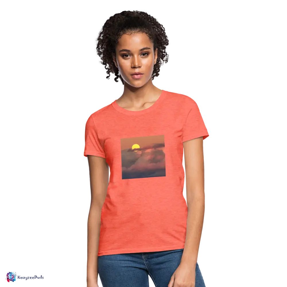 Sunset Women's T-Shirt - heather coral