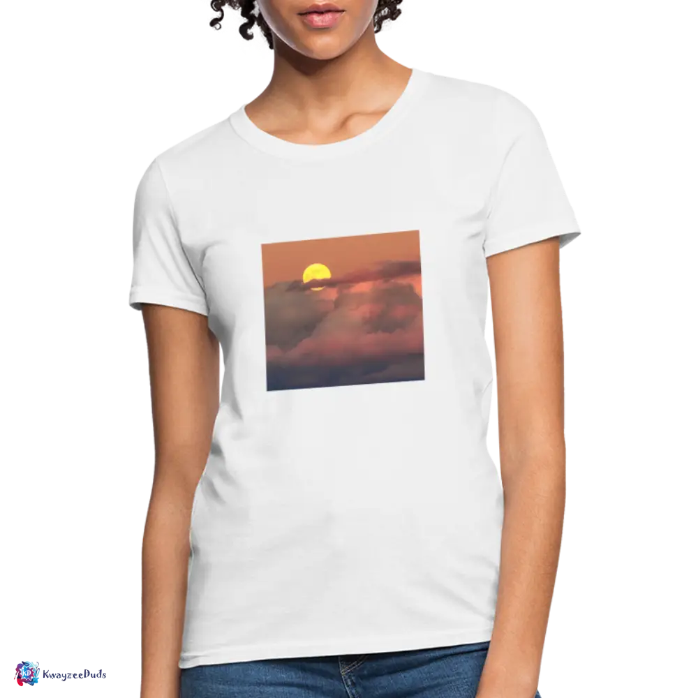 Sunset Women's T-Shirt - white