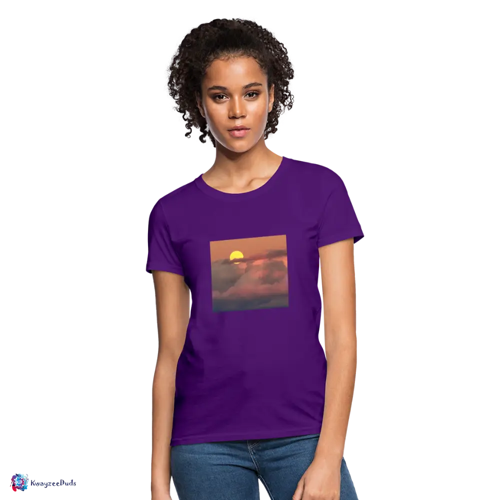Sunset Women's T-Shirt - purple