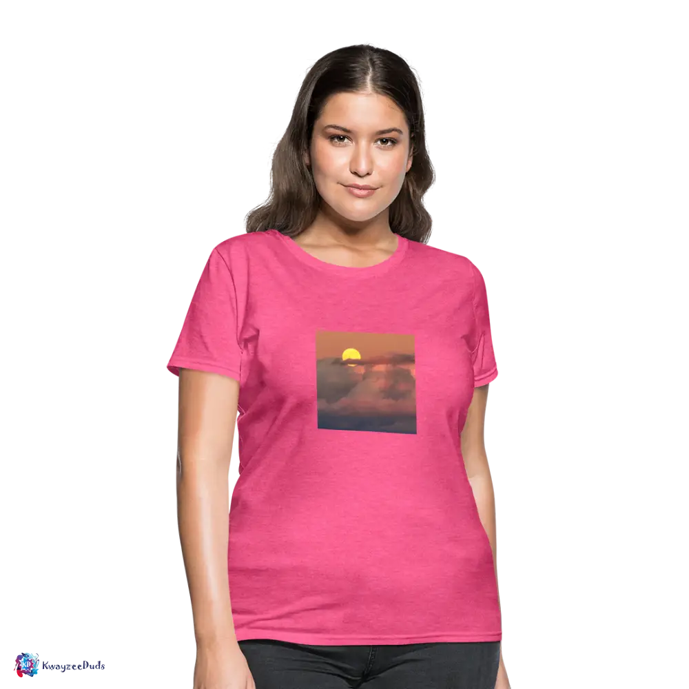 Sunset Women's T-Shirt - heather pink