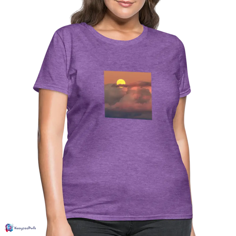 Sunset Women's T-Shirt - purple heather
