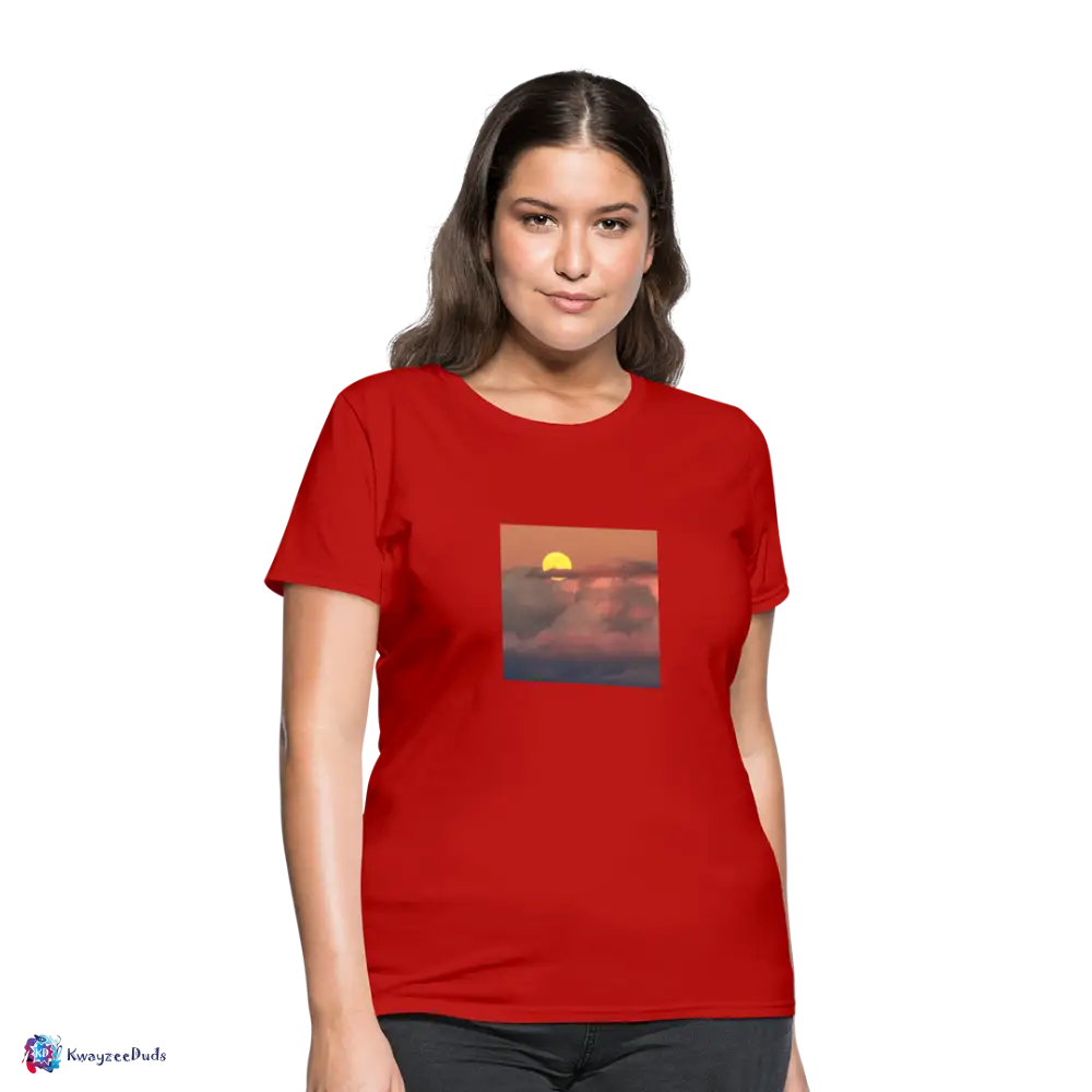 Sunset Women's T-Shirt - red