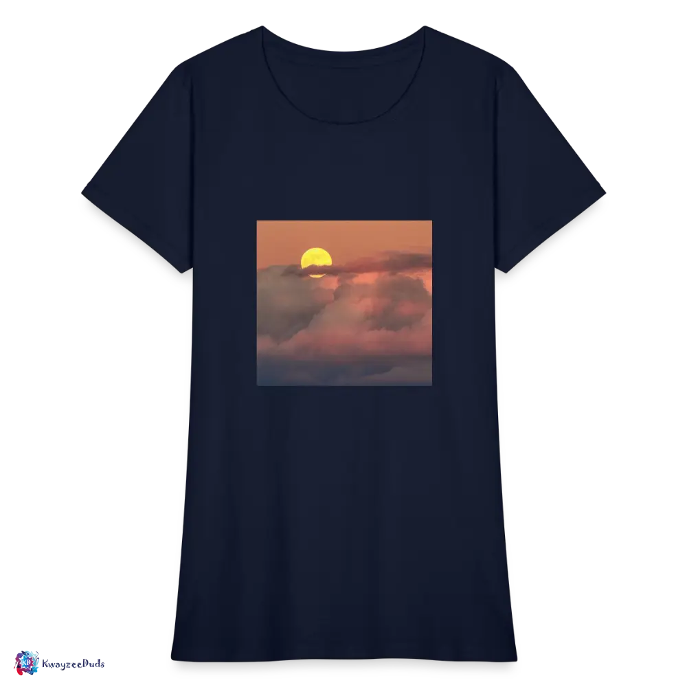 Sunset Women's T-Shirt - navy