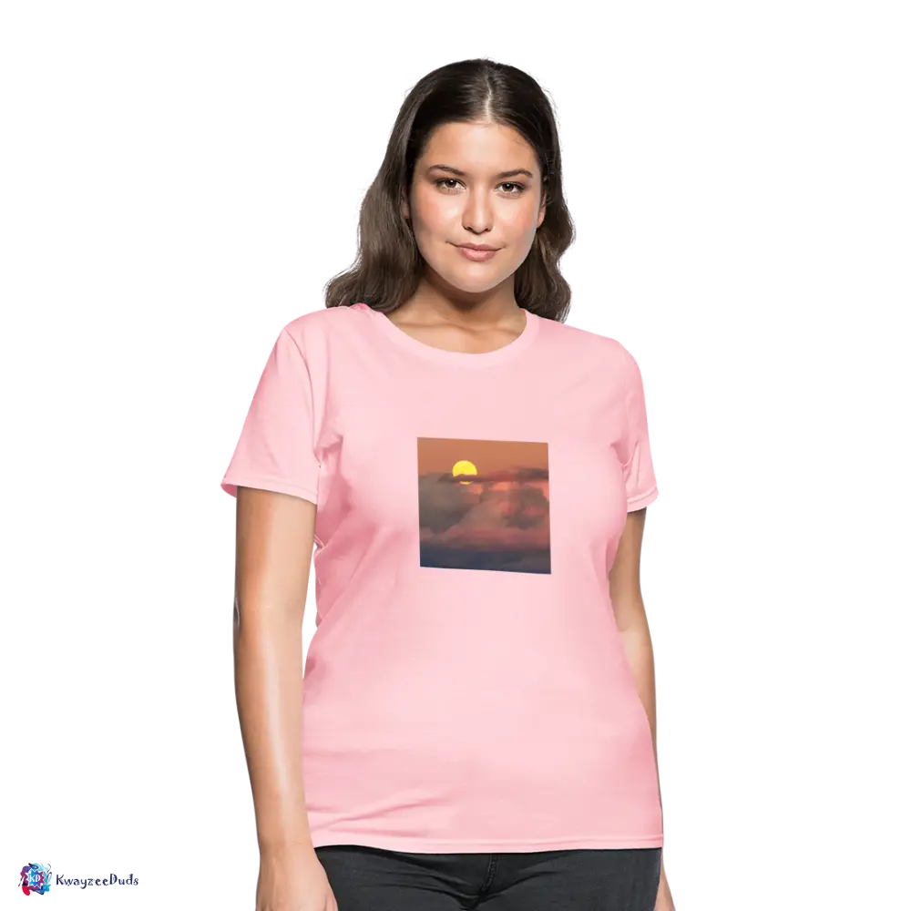 Sunset Women's T-Shirt - pink