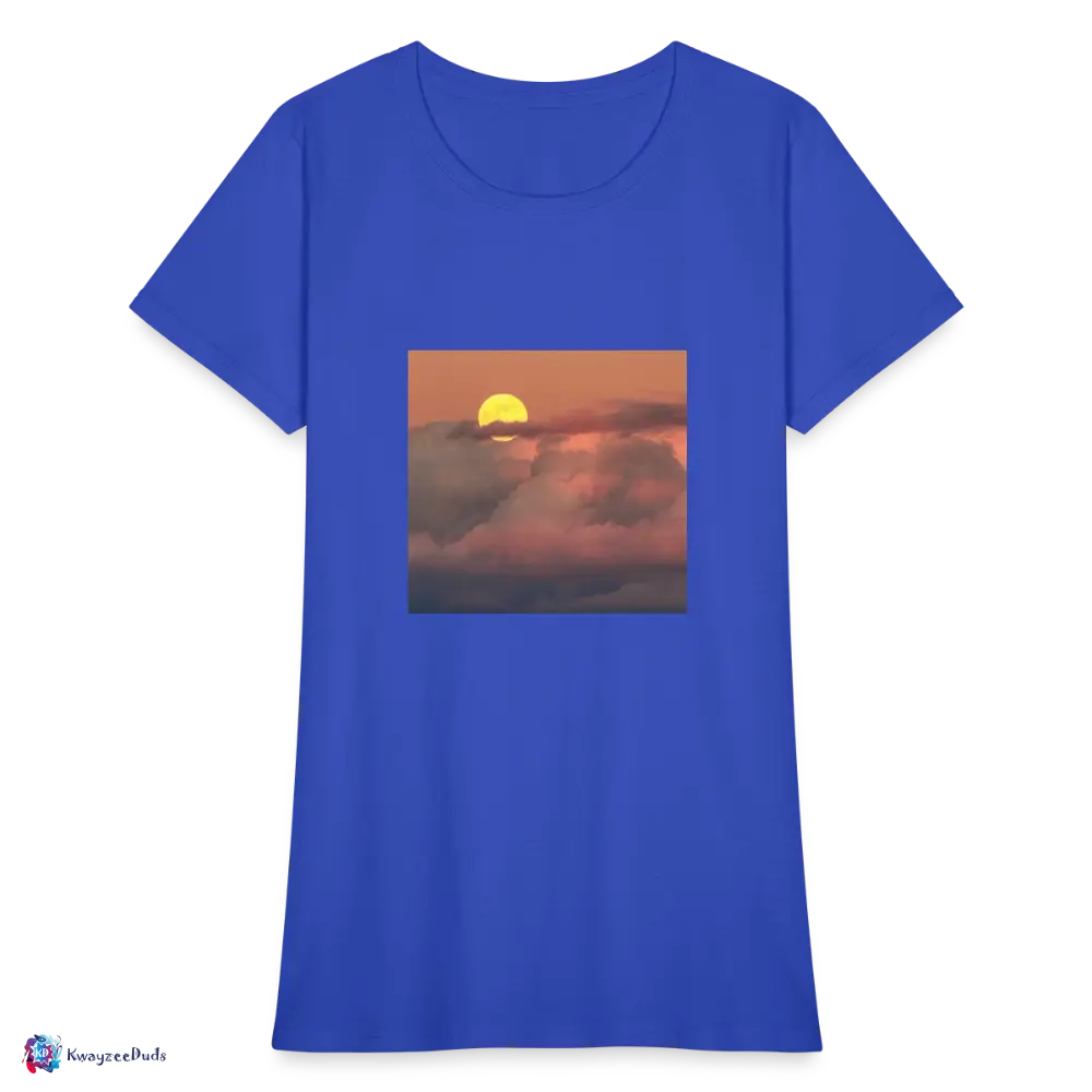 Sunset Women's T-Shirt - royal blue