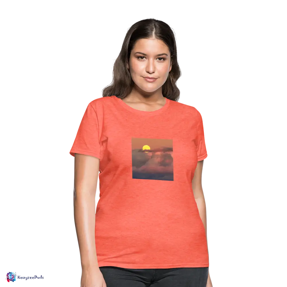 Sunset Women's T-Shirt - heather coral