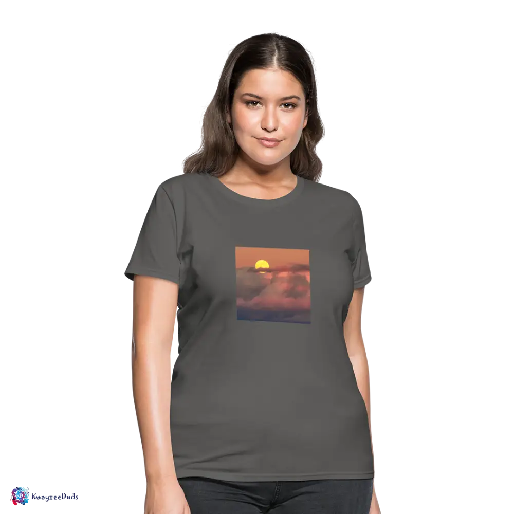 Sunset Women's T-Shirt - charcoal