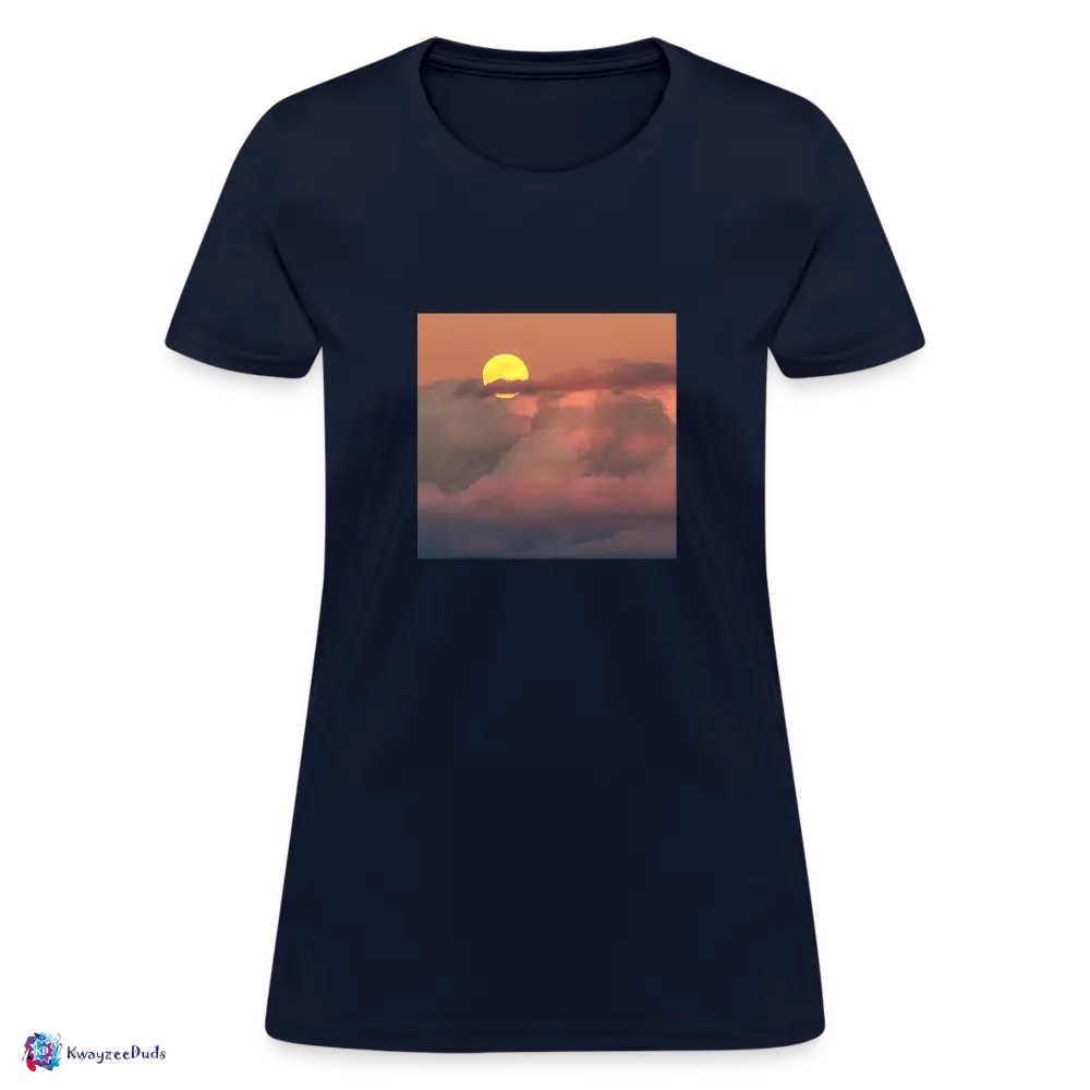 Sunset Women's T-Shirt - navy