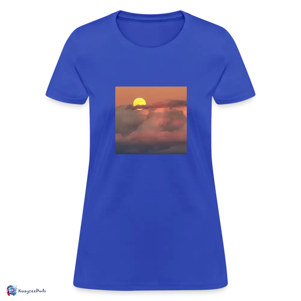 Sunset Women's T-Shirt - royal blue