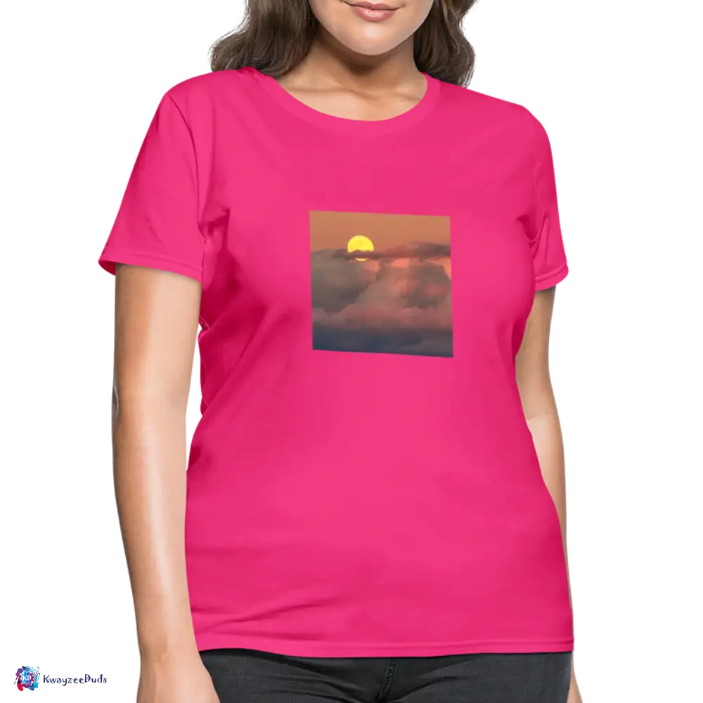 Sunset Women's T-Shirt - fuchsia