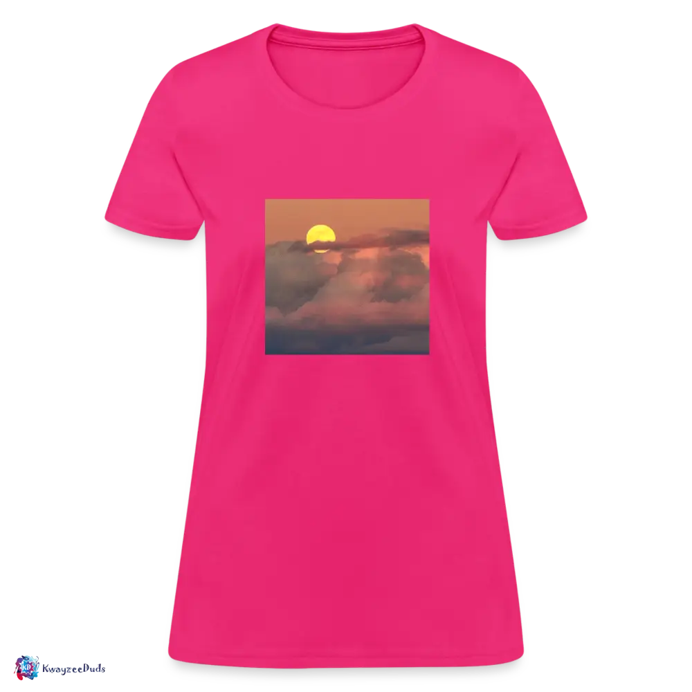 Sunset Women's T-Shirt - fuchsia