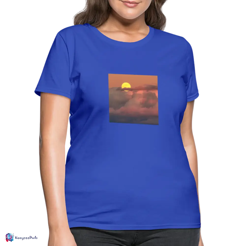 Sunset Women's T-Shirt - royal blue