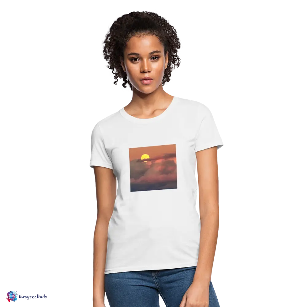 Sunset Women's T-Shirt - white