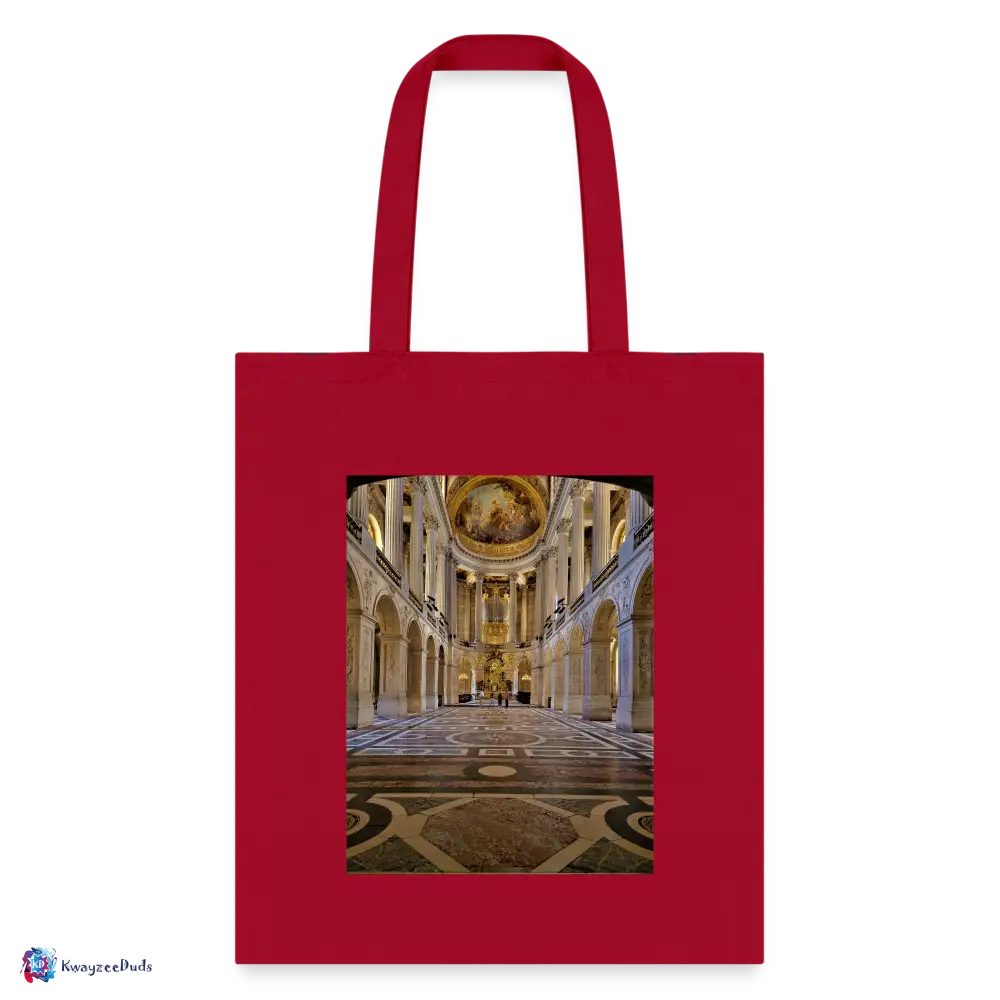 Hall Print Tote Bag - red