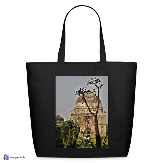 Lodi Garden Tomb Eco-Friendly Cotton Tote - black